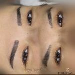 Doğal çizgilerle kaş tasarımı farkı İzmir Karşıyaka Phibrows microblading uygulaması sonucu doğal kaşlar